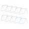 AITEE Mini Tabletop Chalkboard Signs 10 Pack Acrylic Mini Chalkboard Signs for Food Weddings Birthday Parties Buffet Bakery