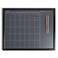 U Brands Magnetic Chalk Calendar Board 16 x 20 Black Wood Style Frame Premium Surface Includes Chalk Pencils Magnet