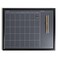 U Brands Magnetic Chalk Calendar Board 16 x 20 Black Wood Style Frame Premium Surface Includes Chalk Pencils Magnet