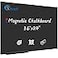 XBoard Magnetic Chalkboard Blackboard 36 x 24 Chalkboard Signs with Black Aluminium Frame Pin Collections