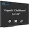 XBoard Magnetic Chalkboard Blackboard 36 x 24 Chalkboard Signs with Black Aluminium Frame Pin Collections