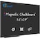 XBoard Magnetic Chalkboard Blackboard 36 x 24 Chalkboard Signs with Black Aluminium Frame Pin Collections