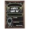 GSM Brands First Day Last Day of School Chalkboard Double Sided Sign with Frame 14 x 10