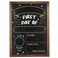 GSM Brands First Day Last Day of School Chalkboard Double Sided Sign with Frame 14 x 10