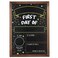 GSM Brands First Day Last Day of School Chalkboard Double Sided Sign with Frame 14 x 10