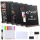 ONUPGO Mini Chalkboard Signs 6 x 9 Inch Vintage Tabletop Chalk Board Sign with Base Stands Double Side Mini Menu Boards Small Food Signs for Party Buffet Wedding Bar and Restaurant