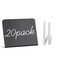 Doloburn 20 Pack Mini Chalkboard Signs 4x3 Food Party Table Signs Wedding Bakery