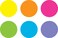 Spot On Teacher Created Resources Dry Erase Desktop Writing Spots Bright Circles 7 TCR77551
