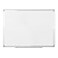 MasterVision Whiteboard Earth Melamine Dry Erase Board 18 x 24 Double sided with Aluminum Frame