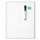 U Brands Contempo Magnetic Small Whiteboard 11 x 14 White Modern Frame Mini White Board for Students Fridge and Locker Dry Erase Board Includes Marker Magnet