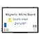 WALGLASS DoubleSided White Board Black Aluminium Frame 24 x 18 Dry Erase Board Magnetic Whiteboard for Wall Hanging Mounted Whiteboard Home School Office Kitchen