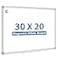 TRIPOLLO Double Sided White Board Dry Erase 30 x 20 inch Magnetic Dry Erase Board Whiteboard for Wall Aluminum Frame WallMounted or Hanging Whiteboard Marker Board Writing Board