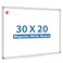 TRIPOLLO Double Sided White Board Dry Erase 30 x 20 inch Magnetic Dry Erase Board Whiteboard for Wall Aluminum Frame WallMounted or Hanging Whiteboard Marker Board Writing Board