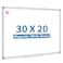 TRIPOLLO Double Sided White Board Dry Erase 30 x 20 inch Magnetic Dry Erase Board Whiteboard for Wall Aluminum Frame WallMounted or Hanging Whiteboard Marker Board Writing Board