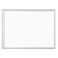U Brands Dry Erase Board White Board 24x18 Silver Aluminum Frame Melamine Surface