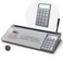 TOWON Desktop Glass Whiteboard with Basic Calculator 12 Digit LCD Display Desk Organizers with Accessories for Office Home School Supplies Storage with Dry Erase Board Surface Gray 18 x 6
