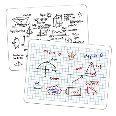 WEIZHEN XY Axis Graph Dry Erase Board 9 x 12 DoubleSided Coordinate Grid Whiteboard Math Manipulatives for Students Classroom and Home Small Dry Erase White Board