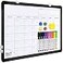 ABERLLS Monthly Calendar Whiteboard for Wall 16x12 Inches Dry Erase Board Small Magnetic White Board DoubleSided Hanging Board for Office School Home Kitchen Portable Board for Drawing Planning Black
