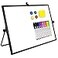 ABERLLS Small Monthly Calendar Dry Erase Whiteboard for Wall 16in x 12in Magnetic Dry Erase Board Hanging DoubleSided White Board Portable Board for Drawing Kitchen Planning Memo School Home Office