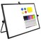 ABERLLS Small Monthly Calendar Dry Erase Whiteboard for Wall 16in x 12in Magnetic Dry Erase Board Hanging DoubleSided White Board Portable Board for Drawing Kitchen Planning Memo School Home Office