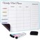 Yuc 15x11 inch Menu Board for Kitchen Weekly Meal Planner Magnetic Weekly Menu Board Meal Plan Menu Planner for Fridge Fridge Menu Magnet