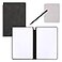 NQEUEPN Portable A5 Dry Erase Notebook 94x65 Inch Reusable Dry Erase Notebook Erasable Notebook Whiteboard Notebook for Business Home Office Deep Grey