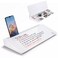 TSJ OFFICE Small Desktop Whiteboard Glass Dry Erase Board Computer Keyboard Stand White Board Surface Pad with Drawer Desk Organizers with Accessories for Office Home School Supplies White
