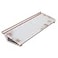 Quartet Glass Dry Erase White Board 18W x 6H Compact Desktop Whiteboard with Storage Drawer Floral GDP186P
