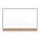 U Brands Magnetic Dry Erase 4in1 Calendar White Board 36 x 48 Silver Aluminum Frame