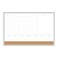 U Brands Magnetic Dry Erase 4in1 Calendar White Board 36 x 48 Silver Aluminum Frame