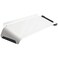 FluidStance Slope Desktop Dry Erase Computer toDo Board Dry Erase Surface Solid Steel with White Surface White Medium