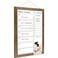 TORASO Dry Erase White Board Weekly Calendar Board Magnetic Whiteboard for Wall106x147 Solid Wood Rustic Brown Framed Message Board Planner Board for Office Home SchoollWeeklyBBRB2737