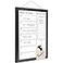 TORASO Dry Erase White Board Weekly Calendar Board Magnetic Whiteboard for Wall 106x147 Solid Wood Black Framed Message Board Planner Board for Office Home SchoolWeeklyBBBK2737