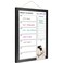 TORASO Dry Erase White Board Weekly Calendar Board Magnetic Whiteboard for Wall 106x147 Solid Wood Black Framed Message Board Planner Board for Office Home SchoolWeeklyBBBK2737