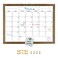 TORASO Dry Erase Monthly Calendar Whiteboard Magnetic White Board for Wall OfficeSchoolHome Solid Wood Frame Hanging Board for DecorationKitchen Grocery List177x 236YLRB4560B