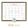 TORASO Dry Erase Monthly Calendar Whiteboard Magnetic White Board for Wall OfficeSchoolHome Solid Wood Frame Hanging Board for DecorationKitchen Grocery List177x 236YLRB4560B