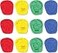 Yosogo Small Kiddy Dry Erase Whiteboard Eraser Pack of 12