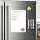 HOMiDEK Magnetic Whiteboard for Fridge Refrigerator Dry Erase Board Small White Board with 4 Markers and 1 Eraser 12 x 8 Inches