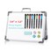 TSJ OFFICE Small Dry Erase White Board 12 x 16 Mini Easel Desktop Double Sided Whiteboard Portable Magnetic Board on Table Top with Holder for Drawing Teacher Instruction Memo Board