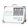 TSJ OFFICE Small Dry Erase White Board 12 x 16 Mini Easel Desktop Double Sided Whiteboard Portable Magnetic Board on Table Top with Holder for Drawing Teacher Instruction Memo Board
