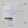 Custign Clear Acrylic DryErase Board 24x16 Transparent WallMount Writing Panel Includes 8 Color Markers Eraser Standoff Screws Install Kit Ideal for Home Office