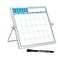 baydeful Magnetic Calendar Whiteboard 10x10 Inch Compact Monthly Dry Erase Schedule for Office Home School Small Spaces PortableReusable Design for Desks