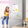 VUSIGN Small White Board Dry Erase 85 x 11 Magnetic Dry Erase Board Mini Whiteboard with Markers for Students Fridge Wall Locker Pink
