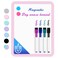 VUSIGN Small White Board Dry Erase 85 x 11 Magnetic Dry Erase Board Mini Whiteboard with Markers for Students Fridge Wall Locker Pink