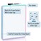 Mr. Pen Mr Pen Dry Erase Board 14 x 11 with a Black Dry Erase Marker Small Mini White Board for Students