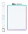 Mr. Pen Mr Pen Dry Erase Board 14 x 11 with a Black Dry Erase Marker Small Mini White Board for Students