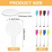 ZPOYOT 18Pcs Dry Erase Answer Paddles with Markers Thickened Handheld Double Sided Paddles Mini White Boards Small Dry Erase Signs Auction Paddles for Students Classroom Bidding Voting Games
