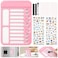 Audab Dry Erase Chore Chart for Kids Magnetic Checklist Board My Chores Slider Chart to Do List Board Routine Reward Chart Schedule Board Task Tracker for Home Refrigerator Wall Desk Pink