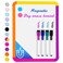 VUSIGN Small White Board Dry Erase 85x11 Magnetic Dry Erase Board Mini Whiteboard with Markers for Fridge Wall Locker Colorful Frame