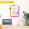 VUSIGN Small White Board Dry Erase 85x11 Magnetic Dry Erase Board Mini Whiteboard with Markers for Fridge Wall Locker Colorful Frame